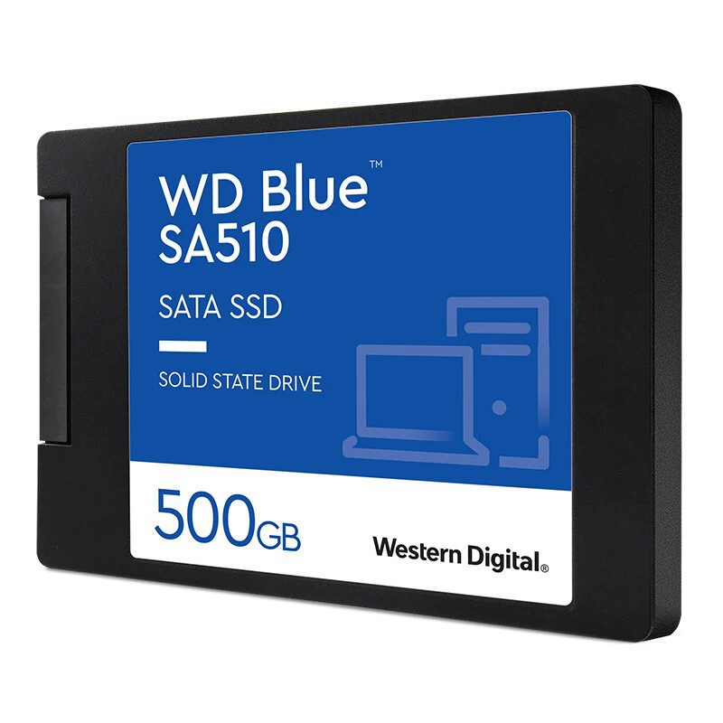 WD/Western Digital SA510 Blue 500G 1T 2T 4T 2.5-дюймовый SATA3 SSD твердотельный диск