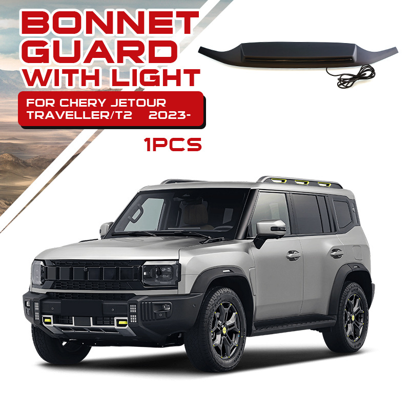 Adecuado para Jietu Traveler Shanhai T2 T1 Freedom Modificación del reflector de la parte superior del automóvil Accesorios de bloque de arena y grava
