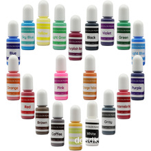 厂家直销跨境20色实色色精马卡龙油性颜料 水晶滴胶环氧滴胶染色
