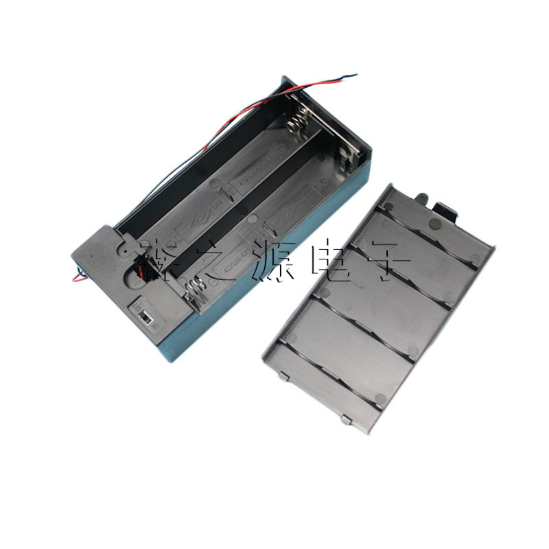 供应四节一号带盖带开关电池盒 1号4节带盖电池盒1#4节