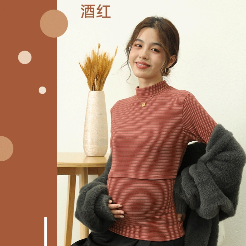 와인 레드 스트립