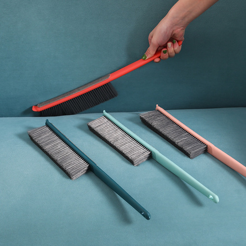 Household long-handled soft-bristle bed brush double-sided electrostatic brush clothing sofa dust removal brush sticky hair dust removal bed brush