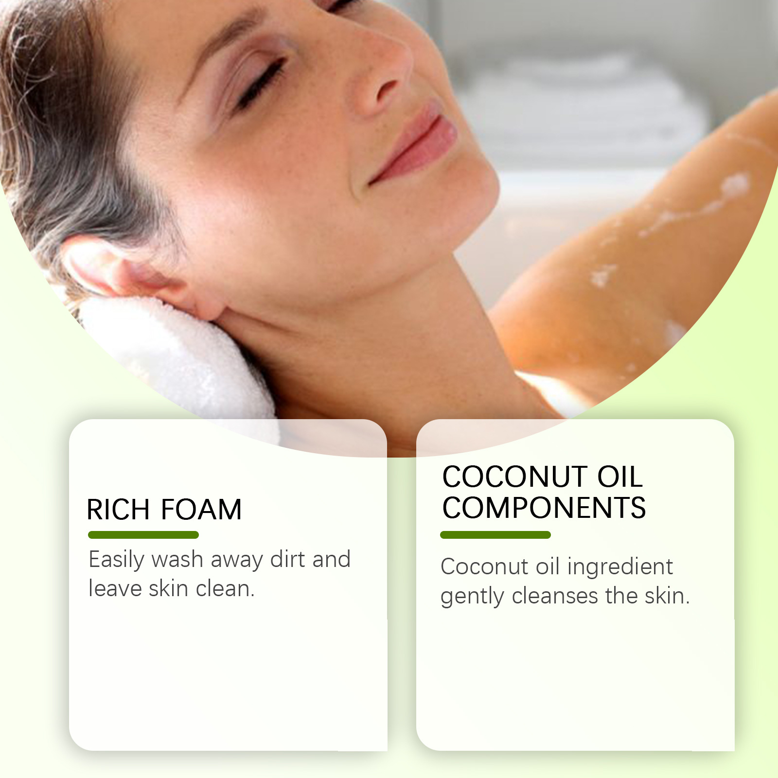 Jasmine hidratantni pomlađujući gel za tuširanje, nježno čišćenje kože tijela, glatki hidratantni mirisni gel za tuširanje_voghion.com