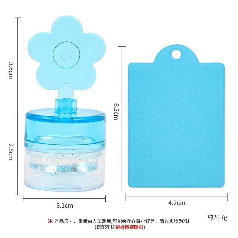 Sello de silicona de uñas transfronteriza traje sello de cristal transparente aceite de impresión sello totalmente transparente cabeza sello francés herramienta