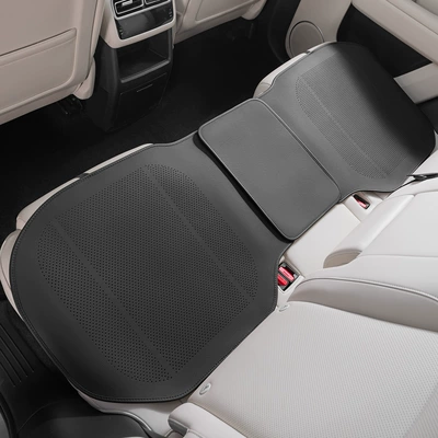 Seat Cover, Summer Car Seat – Seat cushion, seat cover - noble-black-nappa-leather-punch-style-rear-seat-cushion-1-pack
