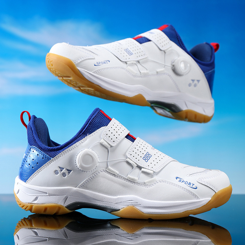 Zapatos de bádminton de tendón de buey, zapatos de tenis de carbono, entrenamiento profesional, zapatos de tenis de mesa para parejas, zapatos de bádminton antideslizantes