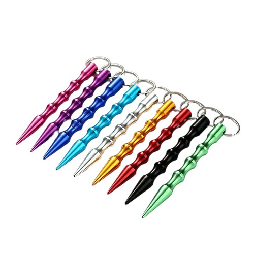 Women's self-defense and wolf stick pen-shaped cool stick portable with keychain outdoor multi-functional self-defense shipbreaking tactical pen