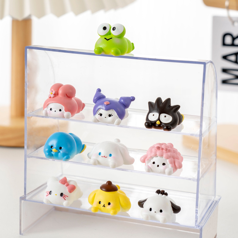 クリエイティブでかわいいサンリオ DIY 装飾ブラインドバッグアクセサリーマイクロランドスケープ車のデスクトップミニ装飾品|undefined