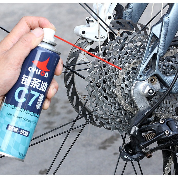 Cera de aceite de cadena de bicicleta de cuello de carrera C7C4C8C9C5 Lubricante antioxidante de deshumidificación Cerámica Teflón húmedo seco
