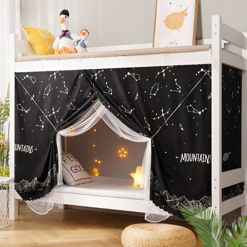 Общежитие занавеска для одной кровати 1 метр кровать 1,2 м верхняя кровать москитная сетка нижняя кровать для студента колледжа женская занавеска для спальни