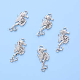 跨境热销点钻海马动物挂件饰品发饰吊坠diy韩版配件厂家直销创意