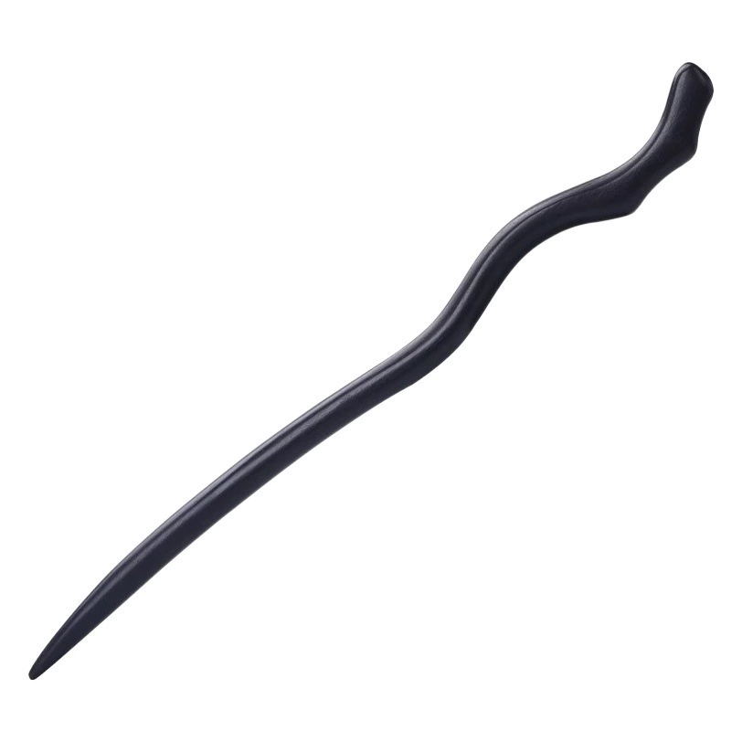 Черная булочка для волос из сандалового дерева высокого уровня