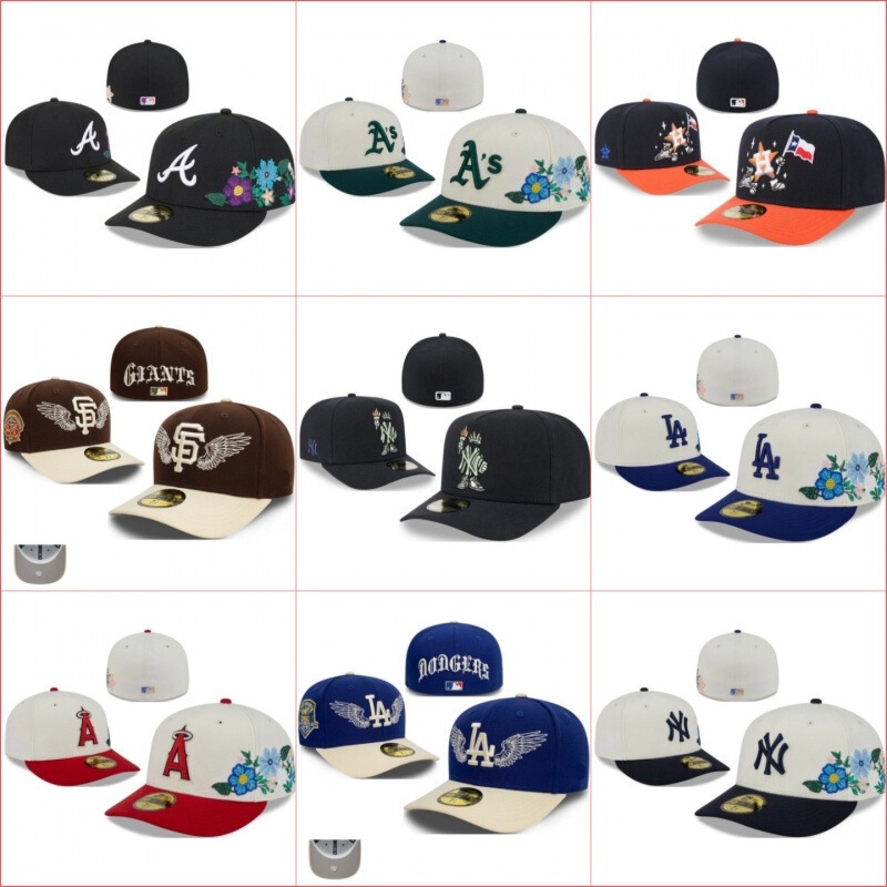 Hot-Selling Foreign Trade New Era Fully Embroidered Ny Dome-Sized Cartoon Baseball Cap Casual Sunshade La Baseball Cap Hot-Selling Foreign Trade New Era Fully Embroidered Ny Dome-Sized Cartoon Baseball Cap Casual Sunshade La Baseball Cap