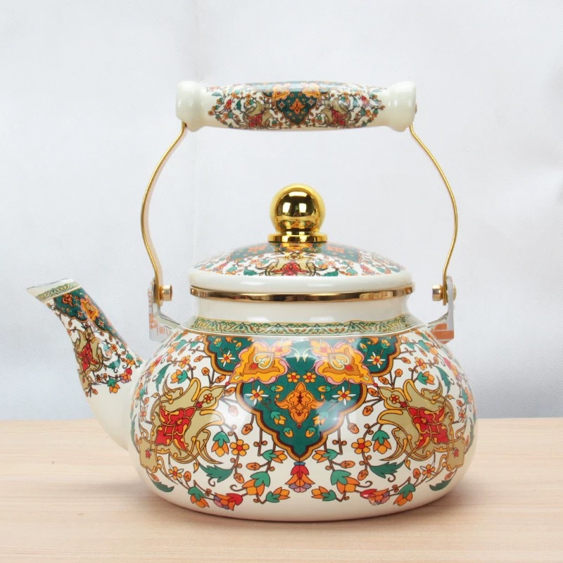 tetera de agua hervida tetera de té de leche hervida tetera de té de flores hervida tetera de medicina de verano horno electromagnético tetera general de fuego abierto