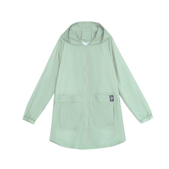 Mom's Mid-Length Sun-Protective Clothing Loose Breathable Women's Summer Thin Jacket for Middle-Aged Bike Sun-Protective Clothing Suit Suit UV