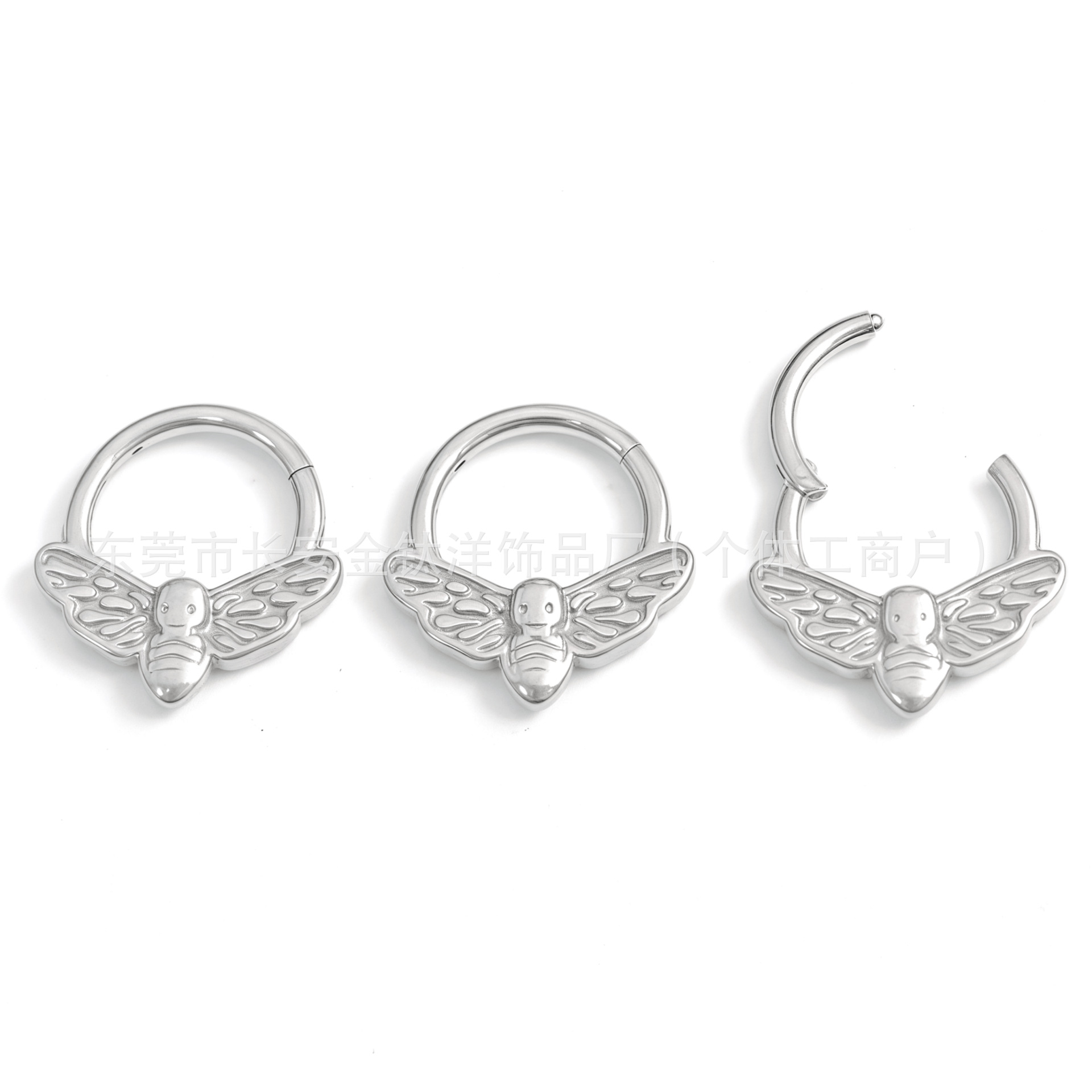 Labret piercing jewelry detail image