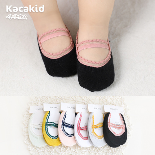 Summer thin Korean style lace socks for girls and children invisible socks cotton socks baby princess socks boat socks wholesale