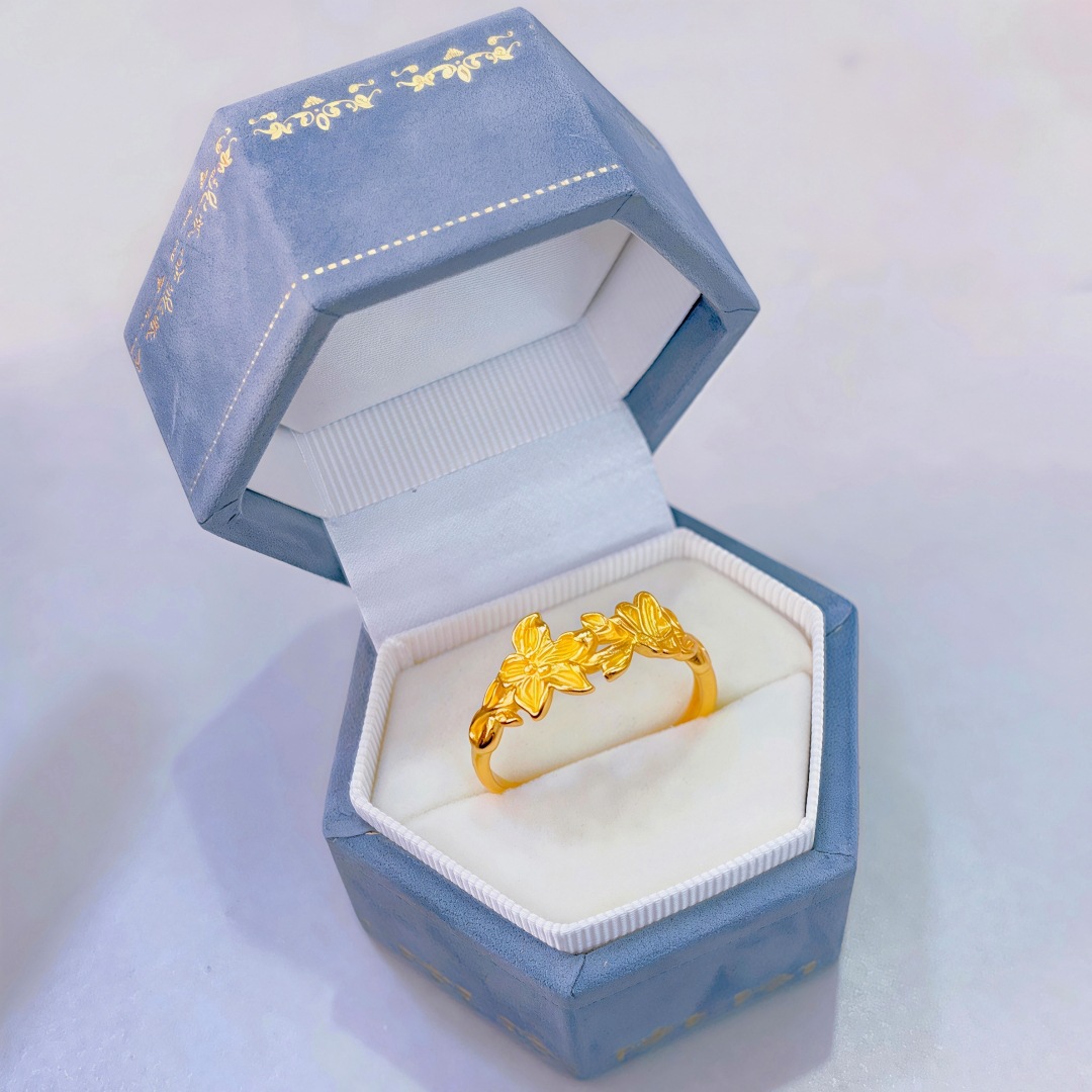 Butterfly Flower Ring