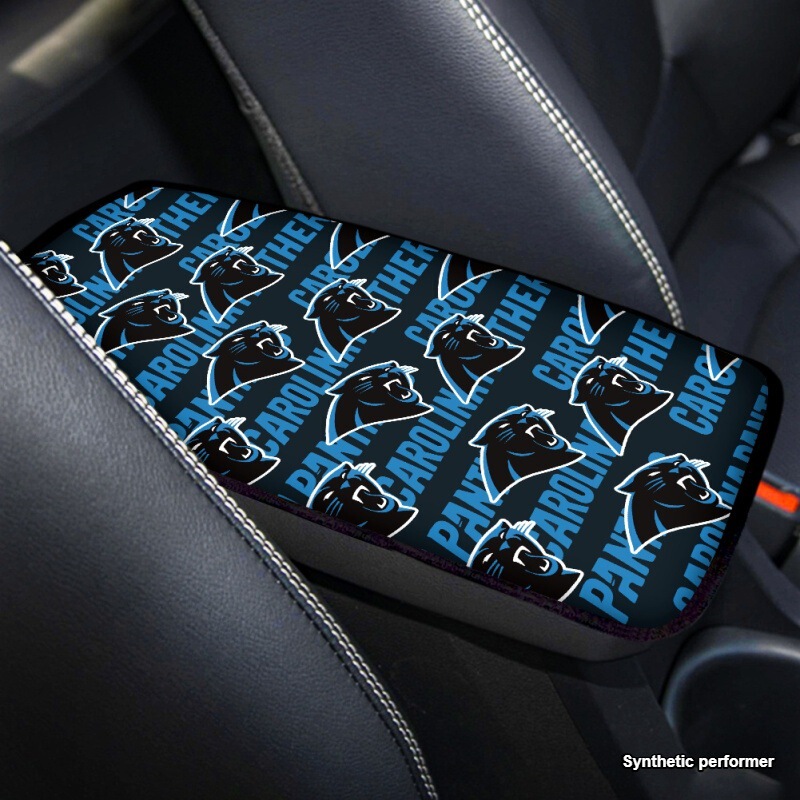 NFL Carolina Panthers car armrest protective cover, waterproof and wear-resistant, supports printing NFL Carolina Panthers car armrest protective cover, waterproof and wear-resistant, supports printing