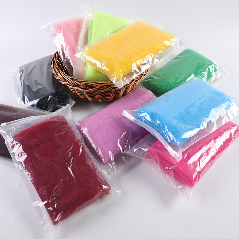 厂家直销 亚马逊供应10码 中硬美国网 菱形网 婚庆装饰网纱面料