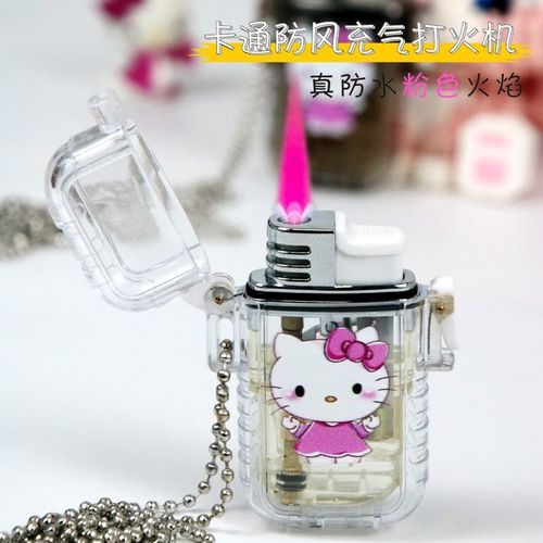 True waterproof removable Culomi lighter waterproof lighter Melody Sanrio transparent lighter