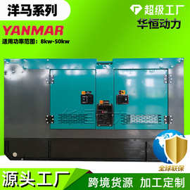 30千瓦静音箱发电机组洋马 30kw备用电源低噪音Yanmar柴油发电机