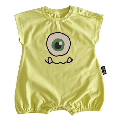 Baby clothes summer thin onesie for babies, sleeveless top for summer, newborn cute and adorable cartoon-style romper