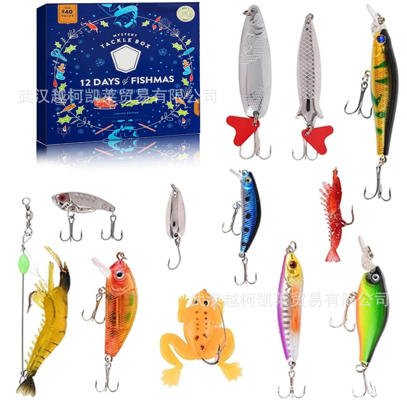 Amazon の人気の釣り用品 12/24 個の餌カウントダウン釣具ボックスホリデーアウトドアギフト|undefined