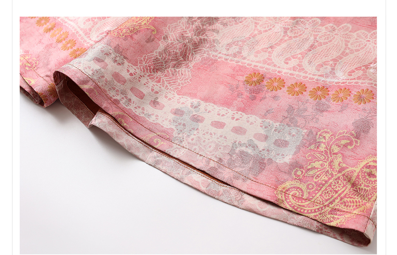Bộ áo ghi lê và quần ống rộng in họa tiết phong cách Trung Quốc mới mùa hè N6002 — áo ghi lê, quần dài chi tiết 12