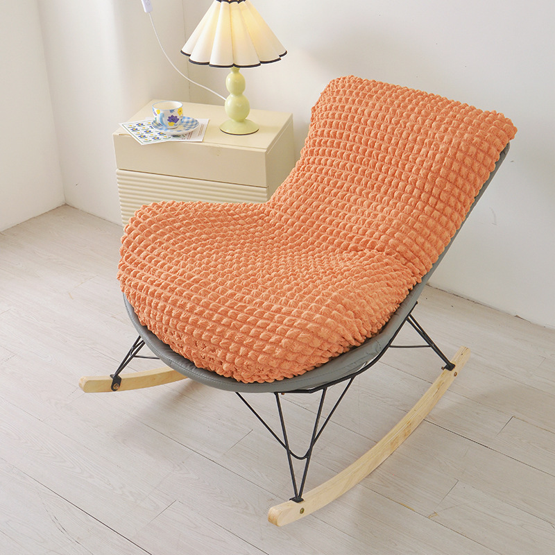 Trendy All-Inclusive Lobster Chair Cover, Lazy Leisure Sofa Cover, Balcony Single Rocking Chair Cover, Suitable for All Seasons