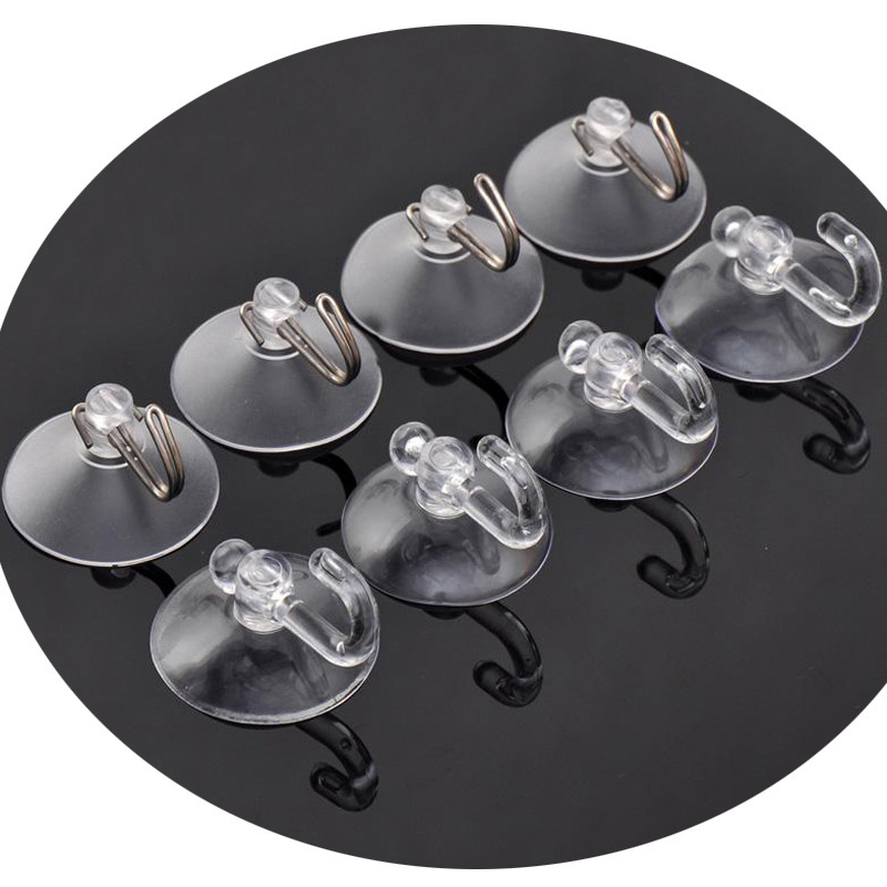Spot wholesale 2.5cm -8cm toy plastic accessories PVC with hook transparent detachable hook suction cup Spot wholesale 2.5cm -8cm toy plastic accessories PVC with hook transparent detachable hook suction cup