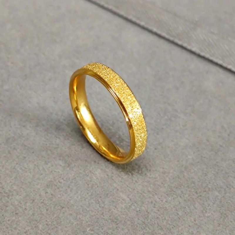 [Non-Fading and Non-Allergenic] Designer Internet Celebrity Frosted Baby's Breath Accessible Luxury Plain Ring