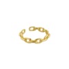 Brand ring, universal glossy chain, Korean style, simple and elegant design, silver 925 sample