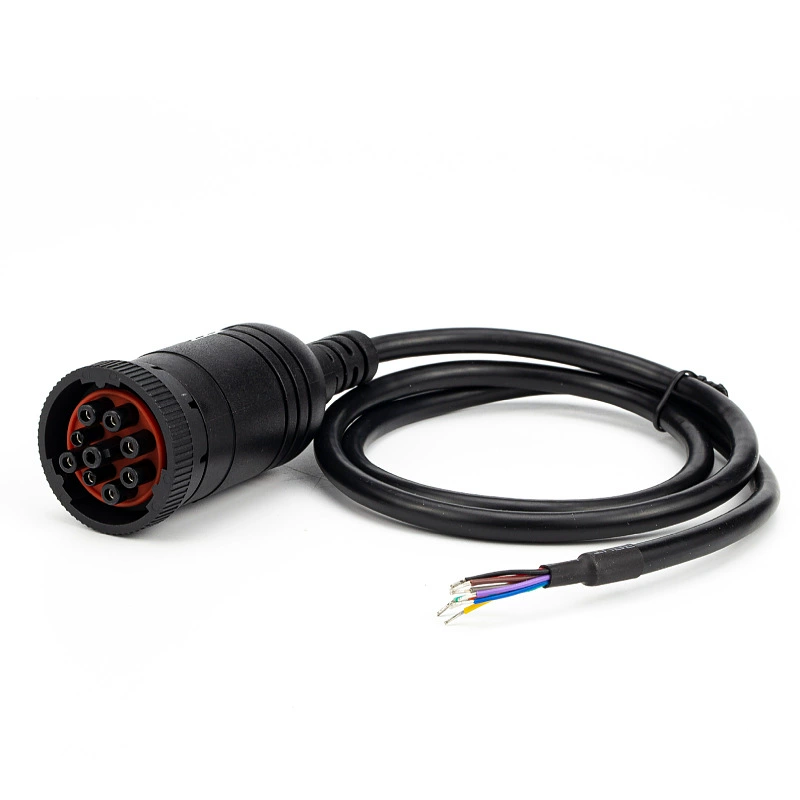 J1939 (9pin) To Open 9pins Wired Female for Грузовик 9pin Открытая линия