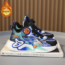 儿童篮球鞋2023秋冬季二棉款波鞋中大童休闲鞋男童轻便百搭跑步鞋