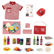 跨境儿童服务员服饰 幼儿园校色扮演快餐店扮演过家家服饰