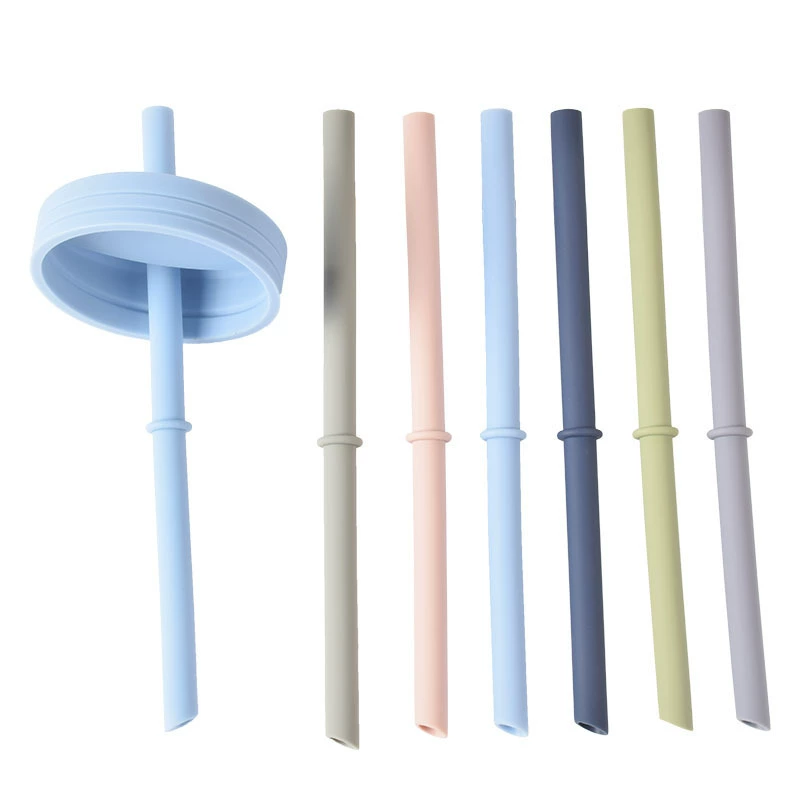 Силиконовая соломинка производителя с противоскользящей кольцевой пряжкой, Блокирующей силиконовый барабан из соломы, силиконовая соломенная чашка, предотвращающая падение, трубка