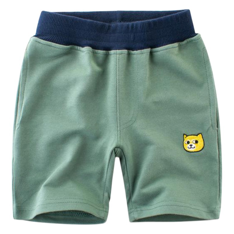 Ropa infantil 2025, moda de verano, pantalones infantiles con dibujos animados, pantalones cortos para niños al por mayor, pantalones cortos hasta la rodilla para bebés, dropshipping image 1