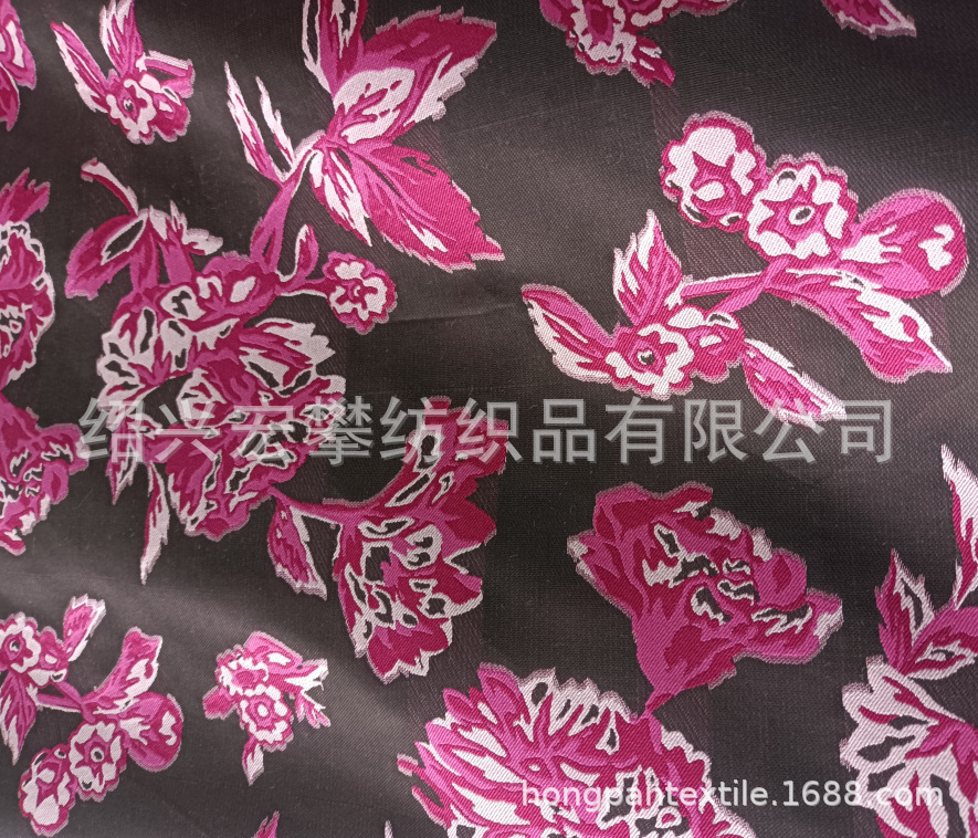 人丝剪花人棉剪花梭织剪花布色织多彩植物剪花面料春夏时装面料