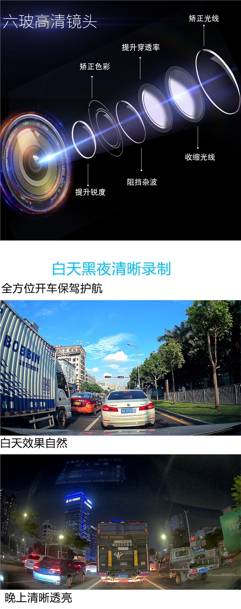 2025 New Rearview Mirror Driving Recorder Car Full-Screen Front and Rear Dual-Camera Ultra-High-Definition Night Vision Reversing Image