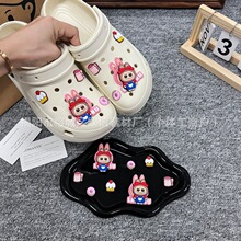 热卖洞洞鞋鞋扣旋转拉布布创意可爱造型鞋花可拆卸鞋扣拖鞋配饰