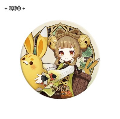 スポット正規品原神テーマ/縦絵シリーズ缶バッジバーピースカラー紙ペンダント人形|undefined
