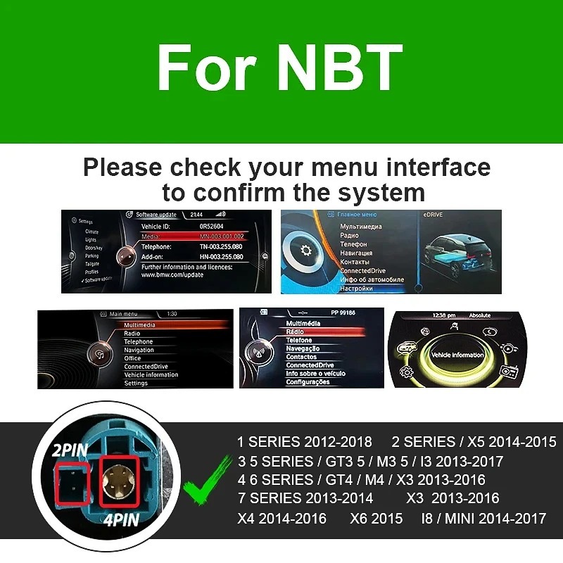 BMW – Wireless CarPlay Hicar Simsiz CarPlay və Android Auto - nbt-system
