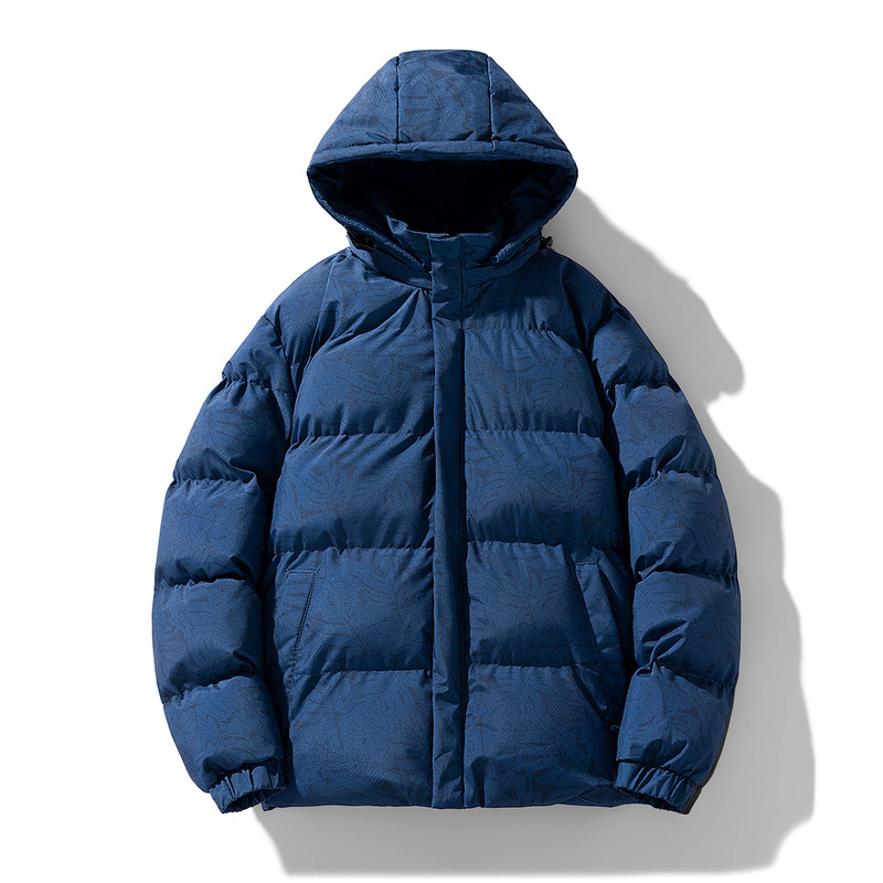 情侣款枫叶棉衣新款枫叶迷彩棉衣学生连帽加厚棉服青少年棉衣白色|undefined