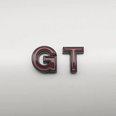 modified with black warrior rear – Car logo - glossy-black-coating-gt-lettering-thermal-red