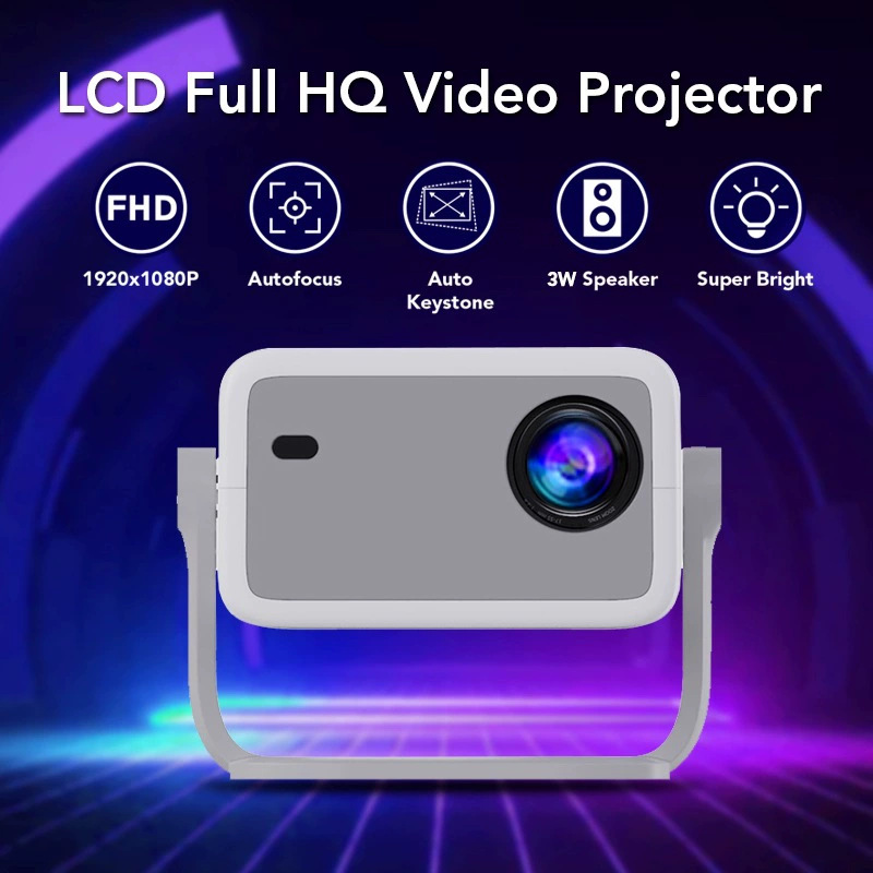 新品L018AQ全高清家庭影院视频投影仪1080P自动对焦家用支架投影|undefined