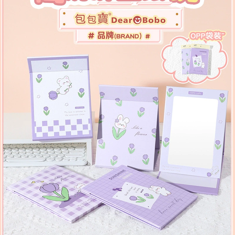 Cartoon table folding paper
