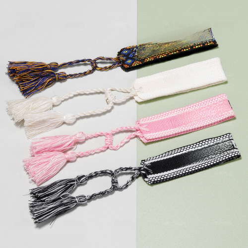 D-home Cotton Thread Embroidered Bracelet with Fringe Weaving, Women's Bohemian Alphabet Western and European-style Cord Bracelet