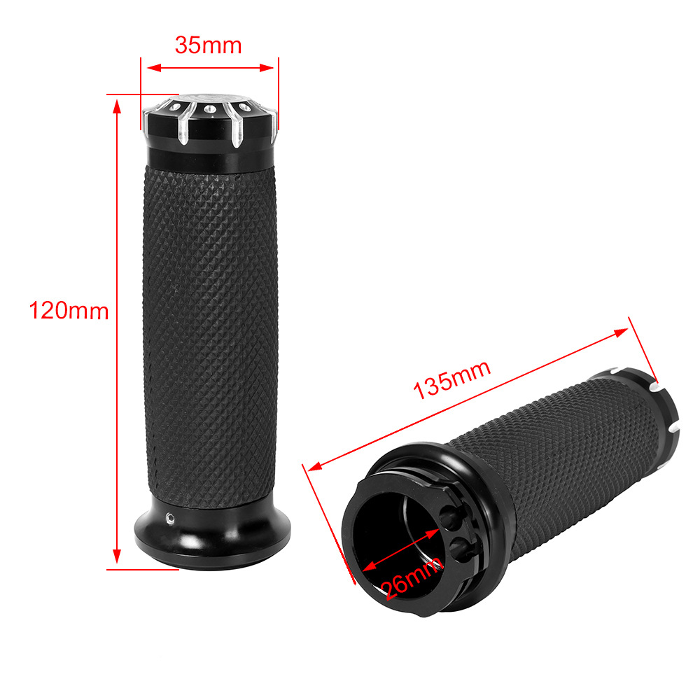 Motorcycle Harley sportsman standard deviation modified handle rubber Dai Na soft tail motorcycle 25mm Universal