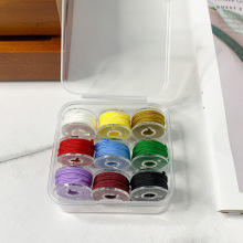 新品72号玉线常用9色迷你色板套装手链编绳手绳编织diy红绳吊坠绳